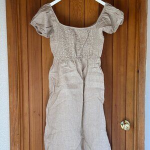 The Menorca Linen Dress  / Moon